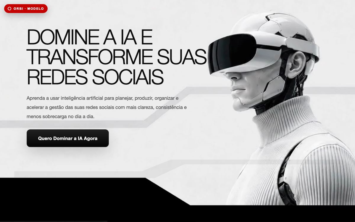 Prévia original do Modelo 07 — Marca nas redes