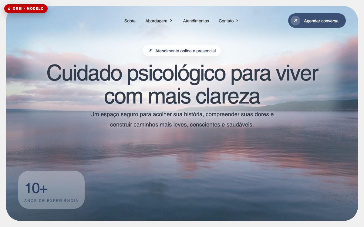 Prévia original do Modelo 08 — Profissional de saúde